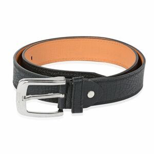 Black Genuine Leather Belt (38-42 in)
